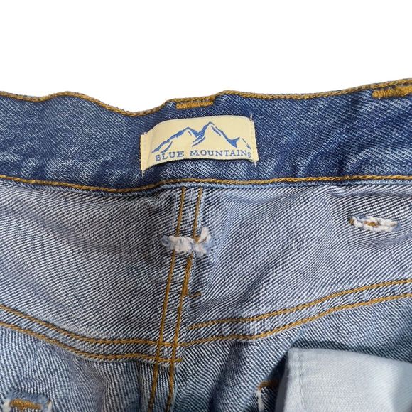 Blue Mountain Jeans Mens Size 36x32 Regular Straight Fit Denim Blue Pants READ - Picture 5 of 13